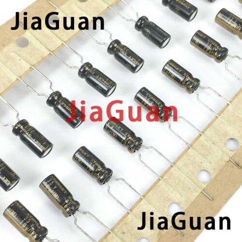 10PCS ELNA STARGET 35V10UF 5X11MM ROD 10UF 35V Black Gold 10uF/35V filter audio electrolytic capacitor 35V 10UF