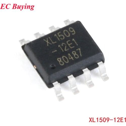 10pcs Original SMD XL1509-12E1 SOP-8 Step Down DC Power Converter Chip Step-Down Chip 150khz Integrated Circuit