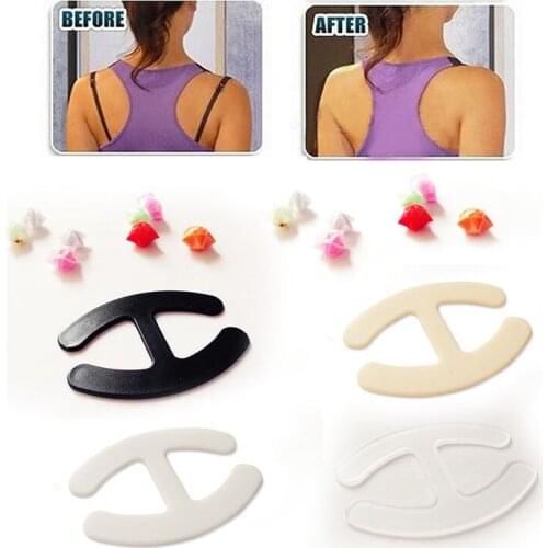 12pcs/lot Safety Seamless underwear clasp dresses Essential Invisible bra buckle hide bras strap anti slip buckle Breast