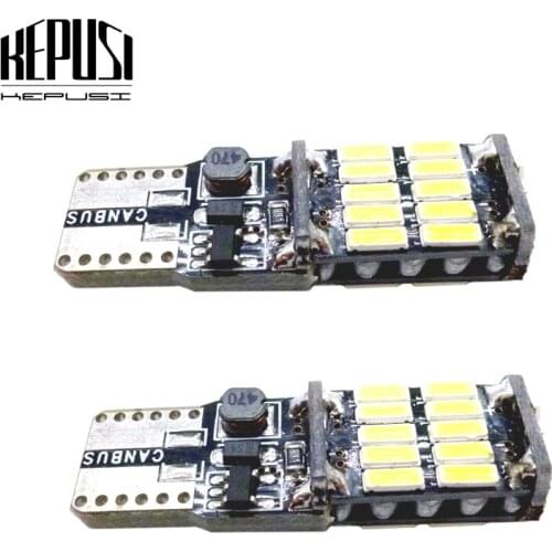 2x T10 W5W Canbus LED 194 168 Car Instrument Panel Lamp Interior Lights Clearance Lamp License Plate Bulb Parking Light