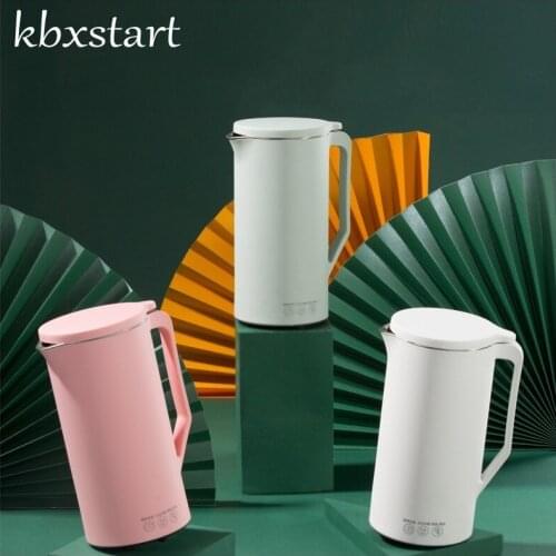 220V/110V Soymilk Machine Boiled Water Automatic Heatable Soya-Bean Milk Electric Juicer Rice Paste Maker Filter-free 350ml