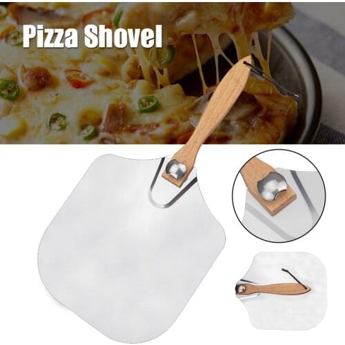 Aluminum Pizza Peel 12x14 And Pizza Cutter Metal Pizza Spatula Long Handle Cutter For Indoor Outdoor Kitchen Cocina Accesorio