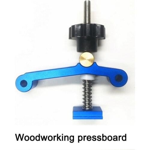 Aluminum Alloy Quick Acting Hold Down T-slot T-track Clamp Woodworking