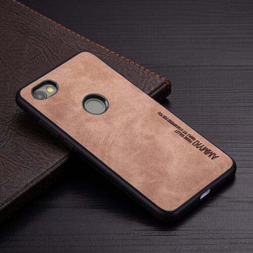 AMMYKI Fashion Soft Silicone Case For Xiaomi Mi 5 5S 6A Pu leather Case for Xiaomi Redmi Note 5A Prime Y1 Lite Case