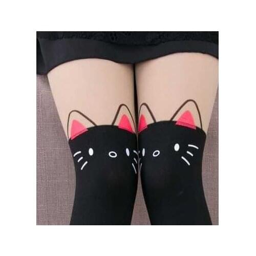 Kids Cute Pantyhose tight for girls Lovely Bunny Velvet Stockings Cartoon Patchwork Kids tight leg girls tights