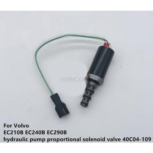 For Volvo EC210B EC240B EC290B hydraulic pump proportional solenoid valve 40C04-109 high quality accessories free mail