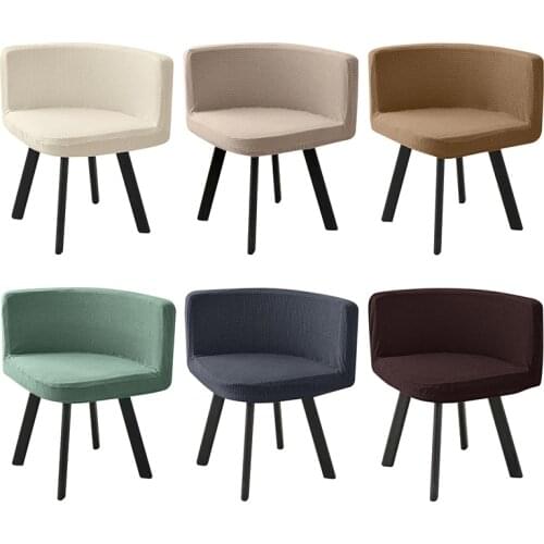 Polar Fleece Elastic Triangle Chair Cover Washable Dining Chair Covers Office Chair Hotel Home Party Dedicated