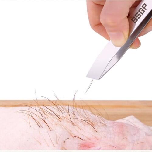 Stainless Steel Fish Bone Tweezers Remover Pincer Puller Tongs Pick-Up Kitchen Seafood Tool Crafts Harmless Beautiful Tweezers