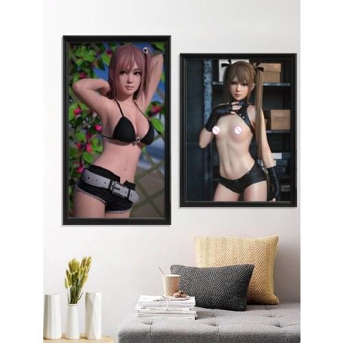 Dead Or Alive Sexy Nude Girl Honoka Cartoon Marie Rose Anime Game Kawaii Custom Poster Decor Decoration Home Art Silk Canvas