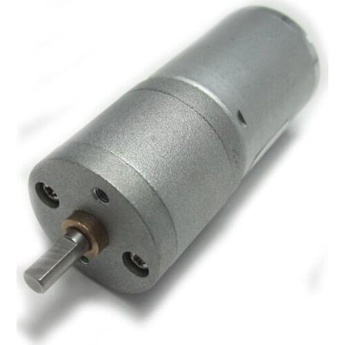 25GA370 Metal Gear Low Speed High Torque Micro Speed Gear Motor DC Gear Reduction Motor Electric Gearbox Reducer 6V/12V/24V