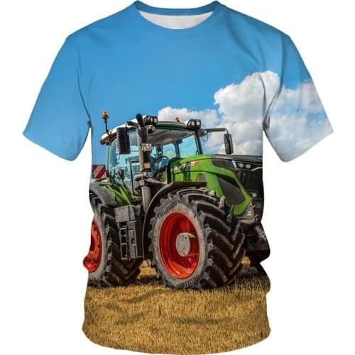 Fashion summer photography landscape 3D printing mens short-sleeved T-shirt hip-hop photography landscape beautiful pattern dra