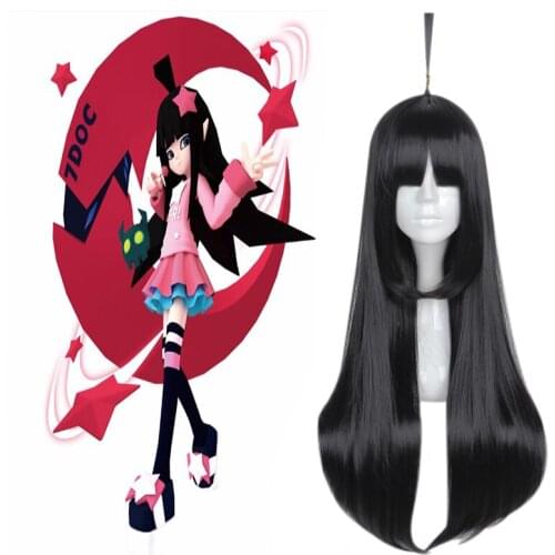 Anime Aotu World Cosplay Kalie Cosplay Black Cosplay Wigs Heat Resistant Synthetic Halloween Christmas Party Wig