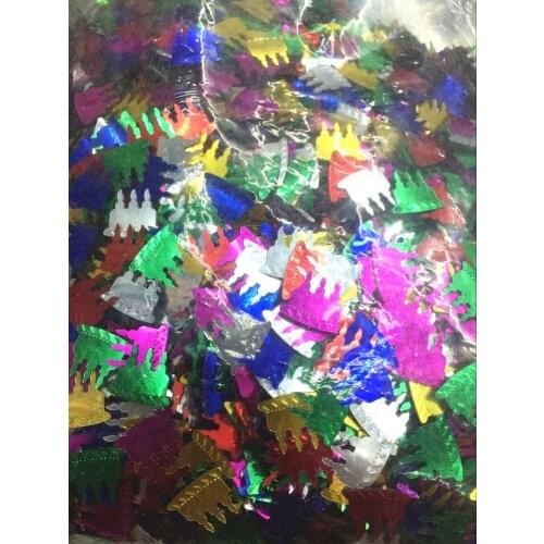 50g/lot Cake Sequins 13*15mm PVC Sequin Flat Paillette Sequins Decoration Christmas Festival Birthday Decoration Mix Colors