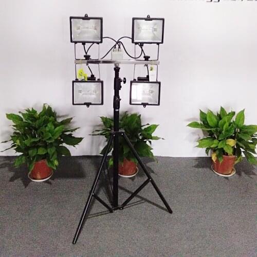 Portable lifting light Tripod emergency lights Telescopic floodlight working lamp