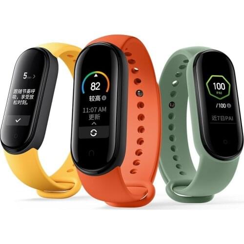 Watch Strap for Xiaomi Band 5 6 Nfc Silicone Wristband Bracelet Replacement for Mi Band 6 Miband 5 Wrist Wristband Accessories