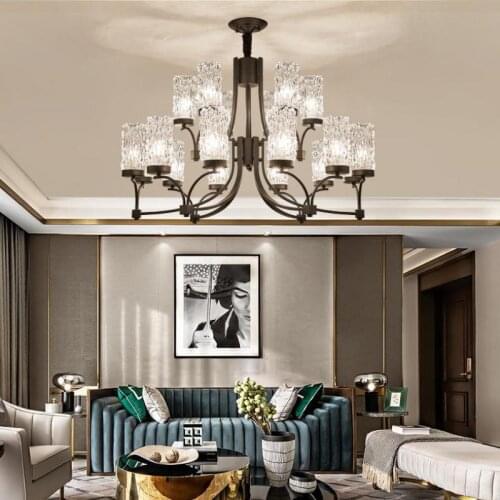 Modern Vintage Chandelier Living Room Lamp antique Dining Room Bedroom Lamp Nordic style rustic Chandeliers Ceiling