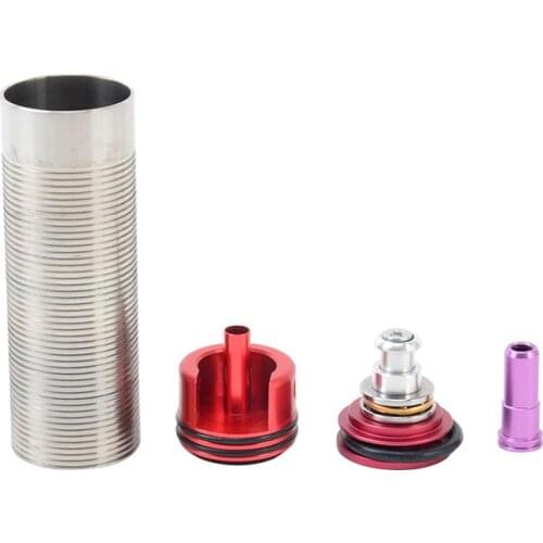 TACTIFANS AK47/74 Cylinder/ Cylinder head/ Piston head/ Nozzle Set for AK series AEG/EBB Airsoft Hunting Skirmish Accessories