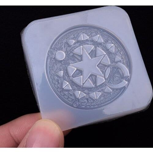 Magic Circle Silicone Mold Fondant Baking Tool Jewelry Chocolate Cake Decor Mold