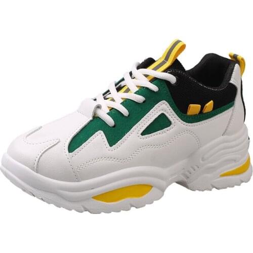 2019 Women Sneakers Fashion Casual Shoes Woman Comfortable Breathable Mesh Flats Female Platform Vulcanized Shoes U13-44