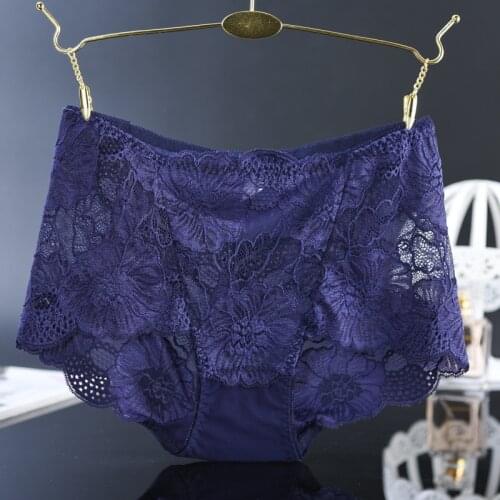 Women High Waist Sexy Lace Belly in Carry Buttock Briefs Underwear Lace Floral Hip Abdomen Tummy Control Panties