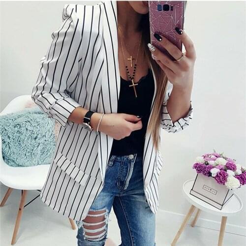 Blazer & Suits 2018 Spring Autumn Womens Blazers New Fashion Jackets Suit European Style Slim Lapel Green Hot Blazer