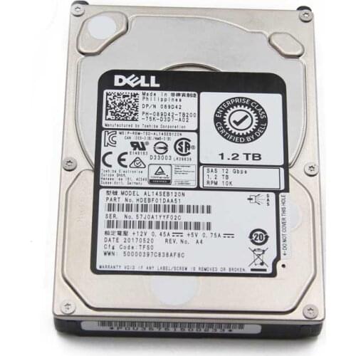 Dell 89D42 1.2TB 10K RPM SAS 12Gb/s 2.5" PowerEdge Hard Drive HDD