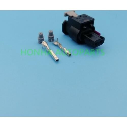 10 pcs 2 Pin impact sensor connector waterproof auto plugs 4F0973702/0-2112986-1/1-1718643-1