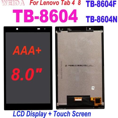100% Tested 8.0" Replacement LCD For Lenovo Tab 4 Tab4 8 TB-8604 TB-8604F TB-8604N LCD Display Touch Screen Digitizer Assembly
