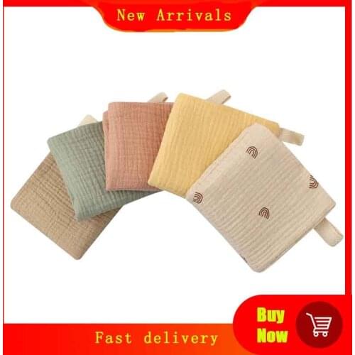 5pcs/set Baby Feeding Towel Soft Absorbent Gauze Bath Towel Newborn Saliva Towel Handkerchief Burp Cloth Facecloth