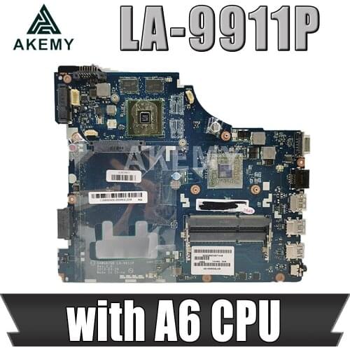 Akemy G405 VAWGA/GB LA-9911P motherboard For Lenovo g505 motherboard la-9911p motherboard with A6 CPU Test