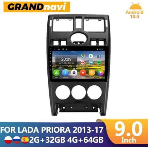 For Lada Priora I 2007 2008 2009 2010 - 2013 2din Android GPS Car Radio Multimedia Video Player Navigation 2 Din Autoradio RDS