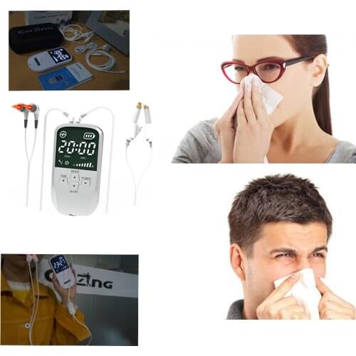 Nose Rhinitis Sinusitis Cure Infrared Therapy Laser Nose Massager Pulse Laser Breath Aid Health Machine COZING-BQ05