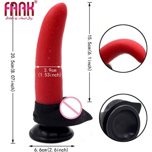 FAAK Kangaroo Dildo G-spot Vaginal Anal Oral Manual Sucker Massager Male Anal Plug Female Masturbation Manual Anal Dilator Shop