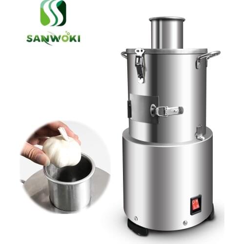 Commercial Electric automatic Garlic Chopped Machine whole Dry garlic peeling machine garlic peeler garlic skin removing machine