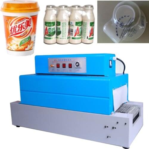 Small Plastic Film Heat Tunnel Packaging Shrink Wrapping Packing Machine For Heat Shrinkable Film
