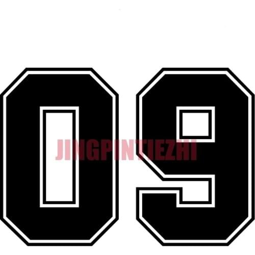 Car Stickers Vinyl Motorcycle Decal Car Window Body Decorative Number 09 Interesting Car Stickers