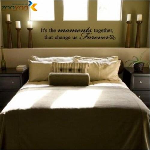 Its the moments together that change forever quote wall decal zy8008 decorative adesivo de parede removable vinyl wall sticker