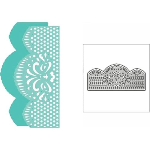 New Flower Lace Border Frame 2020 Metal Cutting Dies for DIY Scrapbooking and Card Making Decorative Embossing Craft No Stamps