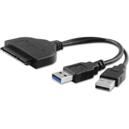 New USB3.0 to 2.5inch HDD SATA Hard Drive Cable Adapter for SATA3.0 SSD&HDD 500pcs/lot