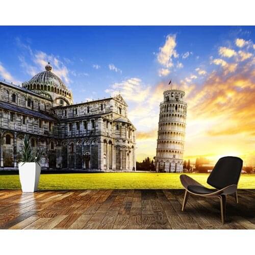 Papel de parede Europe Italy Rome Architecture retro 3d wallpaper,living room TV wall bedroom wall papers home decor bar mural