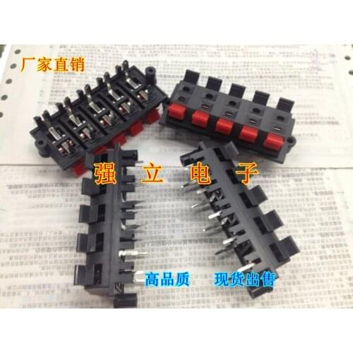 Original new 100% sales of high-grade 10 double row straight leg clamp DIY test fixture LED 10 terminal seat butterfly clip