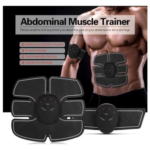 Durable Abdominal Smart Stimulator Training Fitness Gear Muscle Abdominal Exerciser Toning Belt Battery Abs Fit High Quality