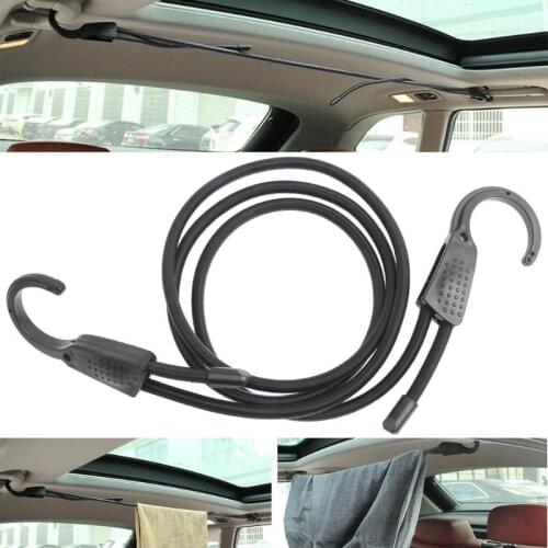 Universal Car Adjustable Elastic Bungee Shock Cord Strap Stretch Plastic Hook Car Luggage Tent Kayak Boat Canoe Bikes Rope Tie