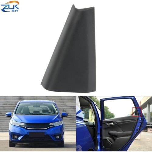 ZUK Rear Door Quarter Inner Garnish Trim Panel Bezel For HONDA FIT JAZZ 2015 2016 2017 2018 2019 2020 GK5 Black Color