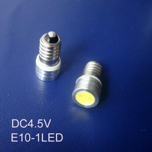 High quality DC4.5V E10 Led Instrument Light,Led Warning Light ,E10 Led Indicator Light,E10 Led Bulb free shipping 10pcs/lot