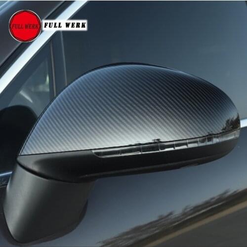 1 Pair ABS Car Styling Exterior Rear View Mirror Cover Housing Shell Case Cap for Volkswagen VW Touareg 2011-2018 Accessories