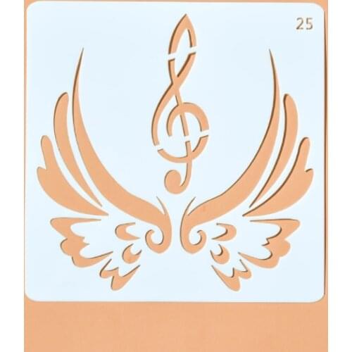 13*13 Vintage Layering Stencils for Diy scrapbook/photo album Decorative Embossing coloring,painting stencil,home decor