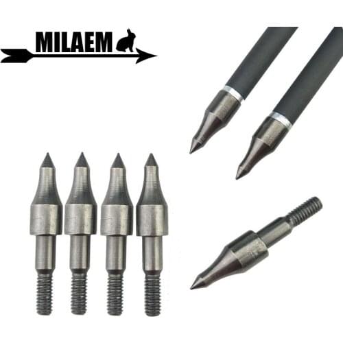 24pcs 100Gr Archery Target Point Arrowhead Metal Broadhead Field Point Tips Hunting Arrow Accessory