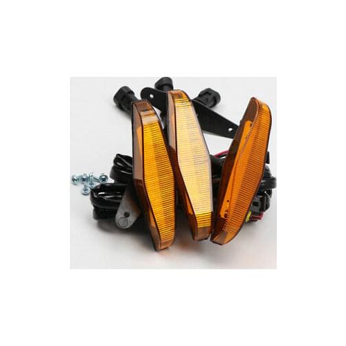 3pcs Grille Led Amber Lights For Toyota 4Runner TRD Pro 2014 - 2021