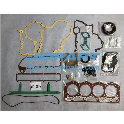 4D105-5 full gasket kit For komatsu